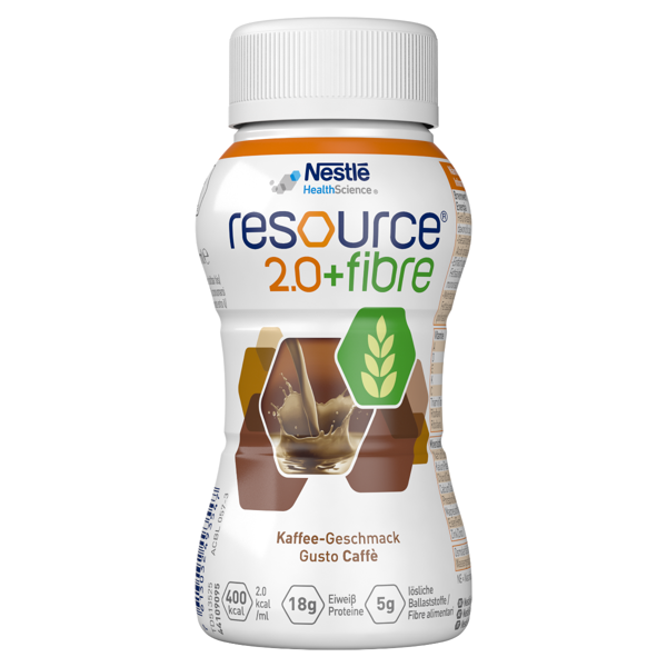 RESOURCE 2.0 FIBER, kavos skonio gėrimas, 200ml, 4 vienetai paveikslėlis