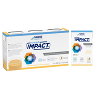 IMPACT ORAL, vanilės skonio gėrimas, 237ml, 3 pakeliai paveikslėlis