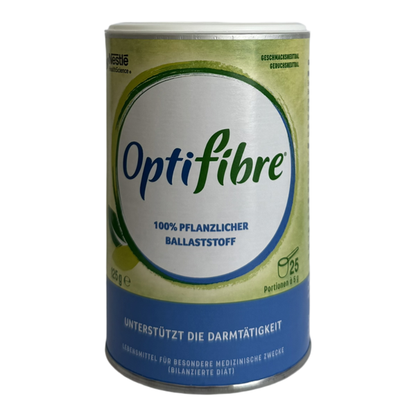 OPTIFIBRE, tirpių maistinių skaidulų milteliai, 125 g. paveikslėlis