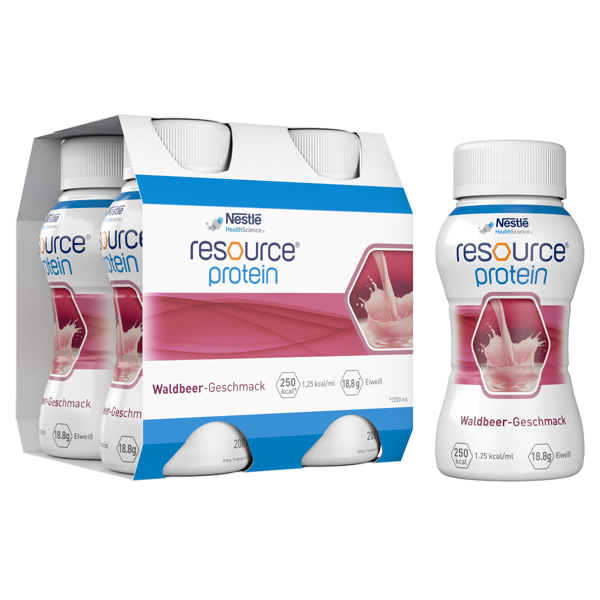 RESCOURCE PROTEIN, miško uogų skonio gėrimas,  200ml,  4 vienetai paveikslėlis