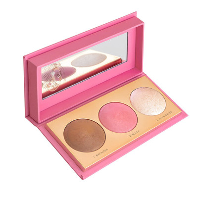 Cent Pur Cent Contour Glamour modeliavimo paletė, Pink, 3 x 7 g.