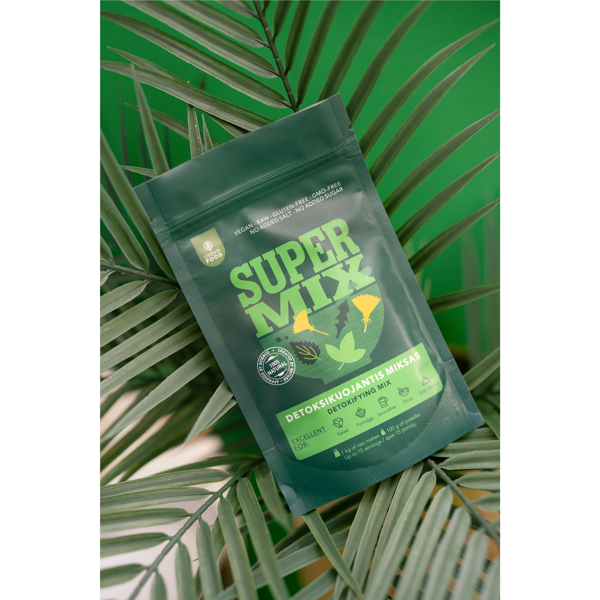 URBAN FOOD milteliai DETOKSIKUOJANTIS MIKSAS, 50 g