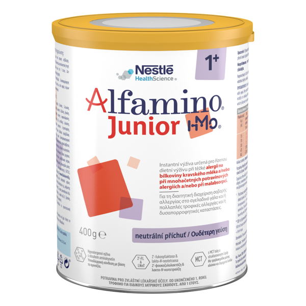 Alfamino Junior HMO milteliai 400g 1 vnt. (Société des Produits Nestlé S.A., Nenurodyta) paveikslėlis