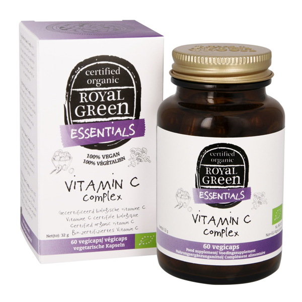 ROYAL GREEN BIO Vitamino C kompleksas 180mg