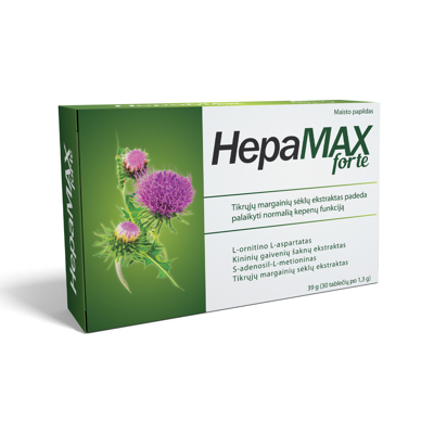 HEPAMAX FORTE, 30 tablečių paveikslėlis
