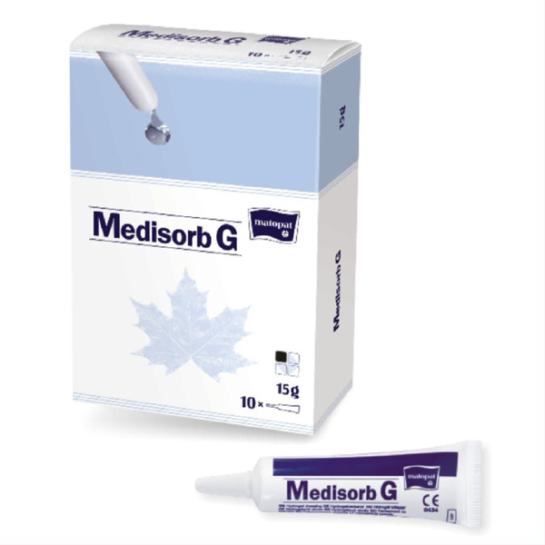 MEDISORB G, hidrogelis žaizdoms, tūbelė, 15gx5, 75 g paveikslėlis