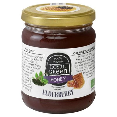 ROYAL GREEN BIO Medus su šeivamedžiu ir erškėtuogėm, 250g