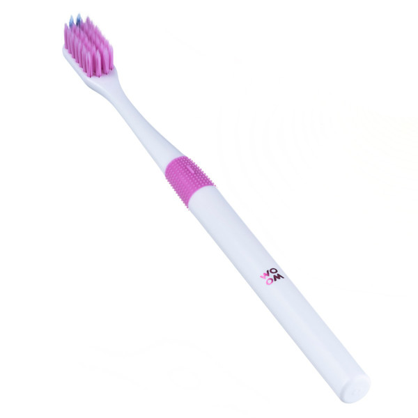 WOOM ULTRA SOFT TOOTHBRUSH PINK, labai minkštas dantų šepetėlis, rožinis, 1 vnt. paveikslėlis