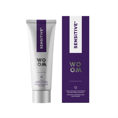 WOOM SENSITIVE +, dantų pasta labai jautriems dantims ir dantenoms, 75, ml paveikslėlis