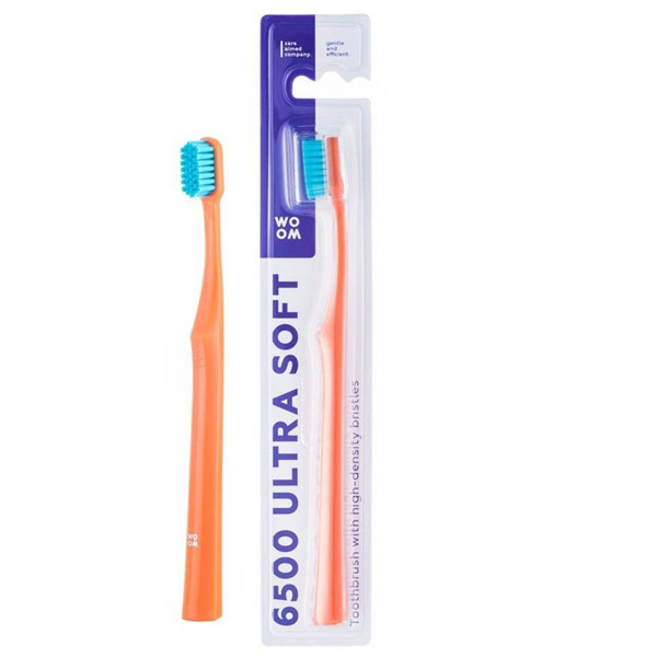 WOOM 6500 ULTRA SOFT, labai mink6tas dantų šepetėlis, 1 vnt. paveikslėlis
