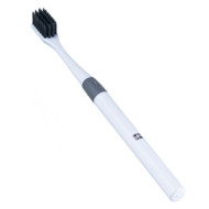 WOOM CHARCOL SOFT BLACK TOOTHBRUSH, Minkštas dantų šepetėlis su aktyvuota anglimi, 1 vnt. paveikslėlis