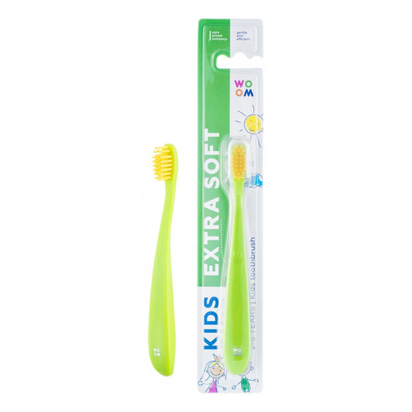 WOOM KIDS EXTRA SOFT, minkštas dantų šepetėlis vaikams, 1 vnt. paveikslėlis