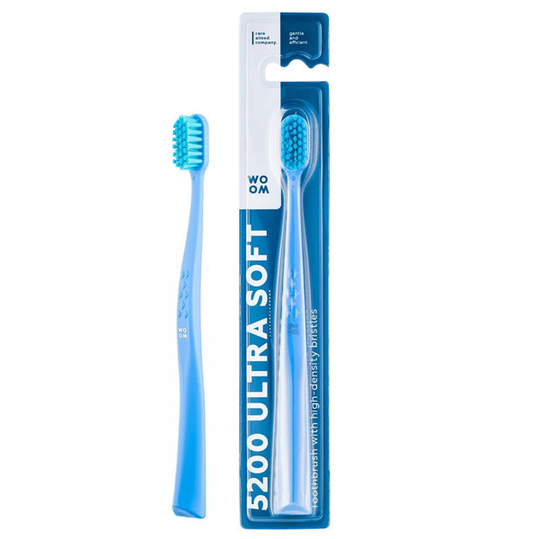 WOOM 5200 ULTRA SOFT, labai minkštas dantų šepetėlis, 1 vnt. paveikslėlis
