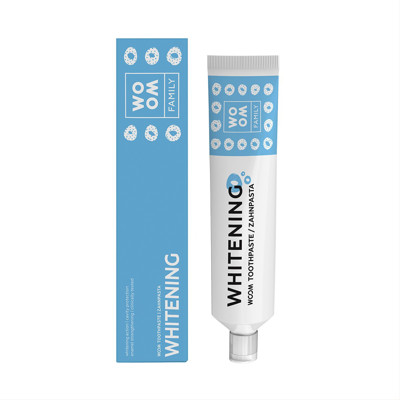 WOOM FAMILY WHITENING, balinamoji dantų pasta šeimai, 75 ml paveikslėlis