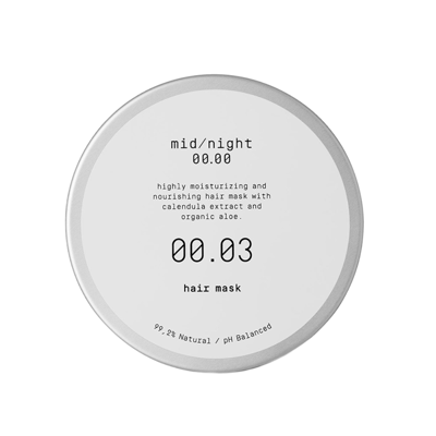 MIDNIGHT 00.03 Kondicionuojanti kaukė plaukams, 200ml