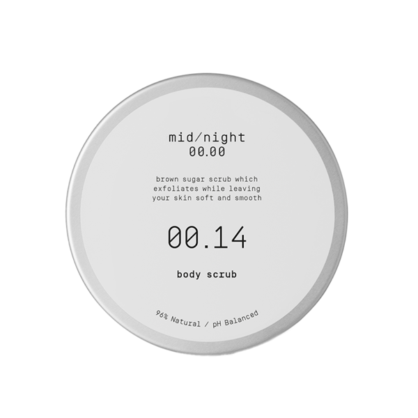 MIDNIGHT 00.14 Kūno šveitiklis, 200ml
