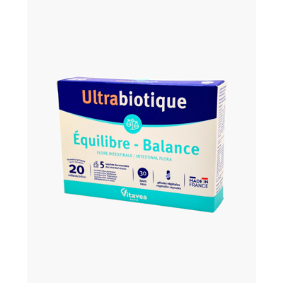 VITAVEA Gerosios bakterijos Ultrabiotique  EQUILIBRE-BALANCE,  30 kapsulių