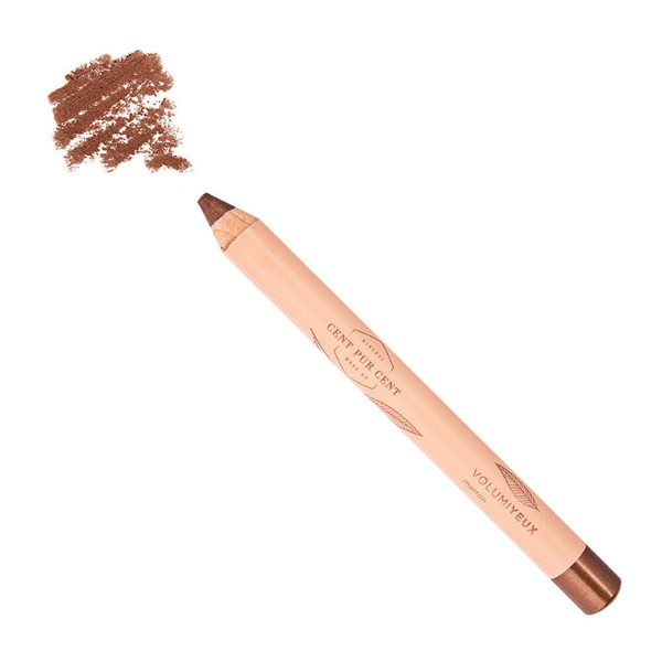 Cent Pur Cent Akių pieštukas Le Volumiyeux, Marron, 3 g