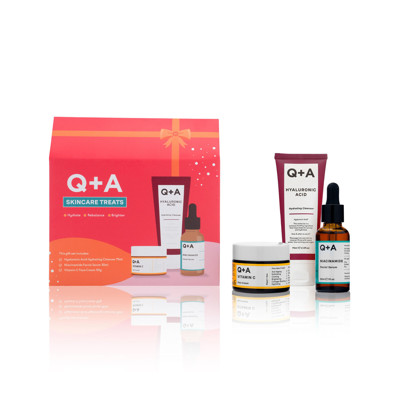 Q+A Skincare Treats Veido priežiūros priemonių rinkinys, 1vnt