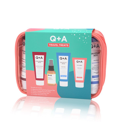 Q+A Travel Treats Gift Set Odos priežiūros priemonių rinkinys, 1vnt