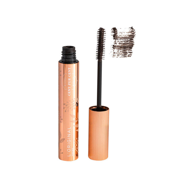 Cent Pur Cent Mineralinis blakstienų tušas L’Original, Brun, 6,5 ml.