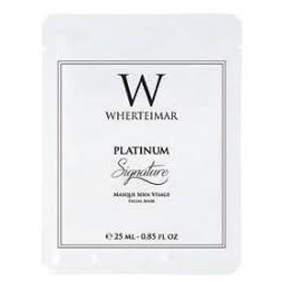 Wherteimar drėkinančios ir stangrinančios nanopluošto kaukės su platina, 5x25 ml