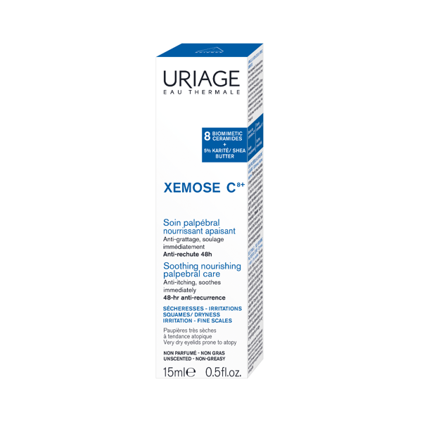 Uriage Xemose C8+ kremas akių sričiai 15ml (Uriage, Prancūzija) paveikslėlis