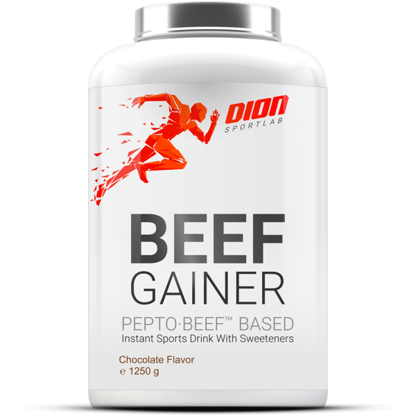 DION SPORTLAB BEEF GAINER, Šokolado sk., 1250 g DION SPORTLAB BEEF GAINER, Šokolado sk., 1250 g