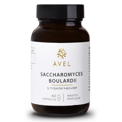 SACCHAROMYCES BOULADII 5 milijardai kapsulėje, 60 kapsulių paveikslėlis