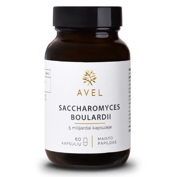 SACCHAROMYCES BOULADII 5 milijardai kapsulėje, 60 kapsulių paveikslėlis