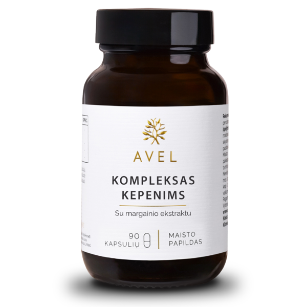 KOMPLEKSAS KEPENIMS, su margainio ekstraktu, 90 kapsulių paveikslėlis