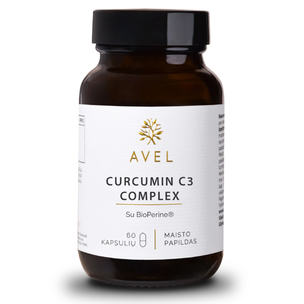 CURCUMIN C3 COMPLEX, Su BioPerine, 60 kapsulių paveikslėlis