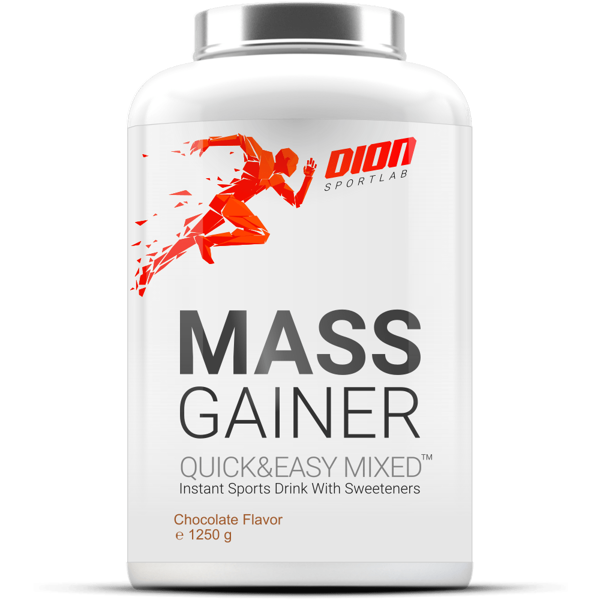 DION SPORTLAB MASS GAINER ,Šokolado sk., 1250 g DION SPORTLAB MASS GAINER ,Šokolado sk., 1250 g