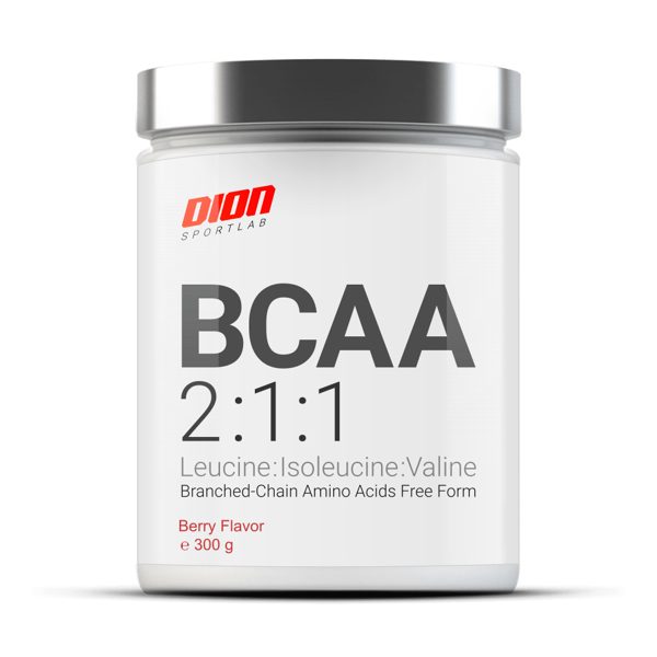 DION SPORTLAB BCAA 2:1:1, Uogų skonio, 300 g DION SPORTLAB BCAA 2:1:1, Uogų skonio, 300 g
