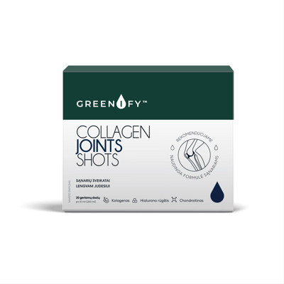 Greenify Collagen Joints Shots, sąnariams ir kremzlėms, 10 ml, N20 paveikslėlis