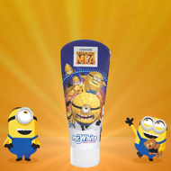 Mr. White MINIONS dantų pasta vaikams nuo 3 m., 75 ml