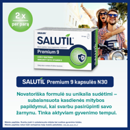 SALUTIL PREMIUM 9, 30 kapsiulių paveikslėlis