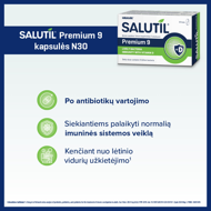 SALUTIL PREMIUM 9, 30 kapsiulių paveikslėlis