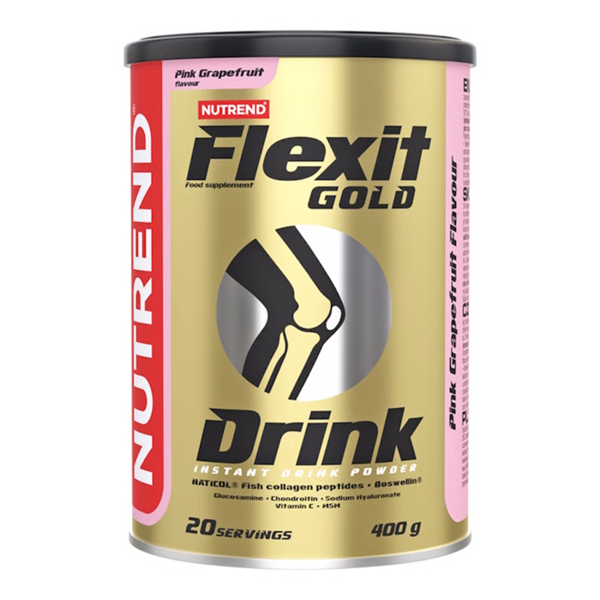 FLEXIT GOLD DRINK, greipfrutų skonio milteliai, 400 g paveikslėlis FLEXIT GOLD DRINK, greipfrutų skonio milteliai, 400 g paveikslėlis