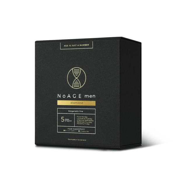 NoAGE, men diamond, 25 kapsulės, 25 buteliukai paveikslėlis NoAGE, men diamond, 25 kapsulės, 25 buteliukai paveikslėlis