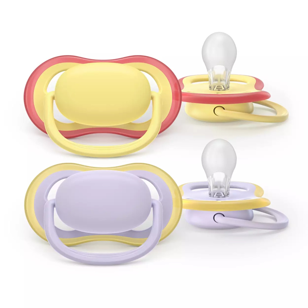 PHILIPS AVENT, Čiulptukas silikoninis nuo 0-6 mėn. N2 „Ultra air“ SCF087/03 paveikslėlis PHILIPS AVENT, Čiulptukas silikoninis nuo 0-6 mėn. N2 „Ultra air“ SCF087/03 paveikslėlis