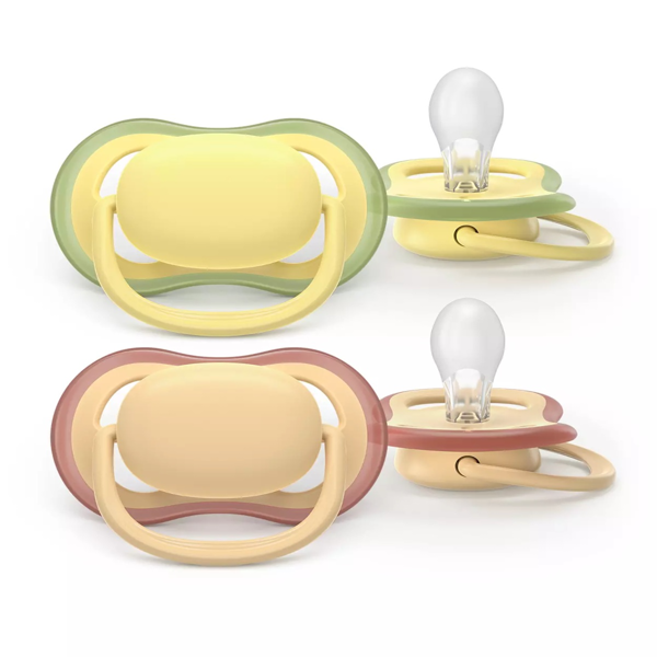 PHILIPS AVENT, Čiulptukas silikoninis, nuo 0-6 mėn. N2 „Ultra air“ SCF087/07 paveikslėlis PHILIPS AVENT, Čiulptukas silikoninis, nuo 0-6 mėn. N2 „Ultra air“ SCF087/07 paveikslėlis