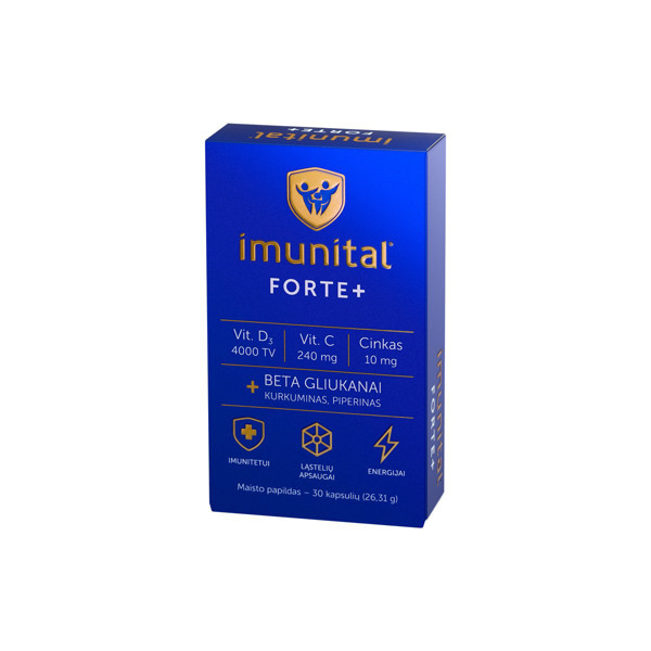 IMUNITAL FORTE+. 30 kapsulių paveikslėlis