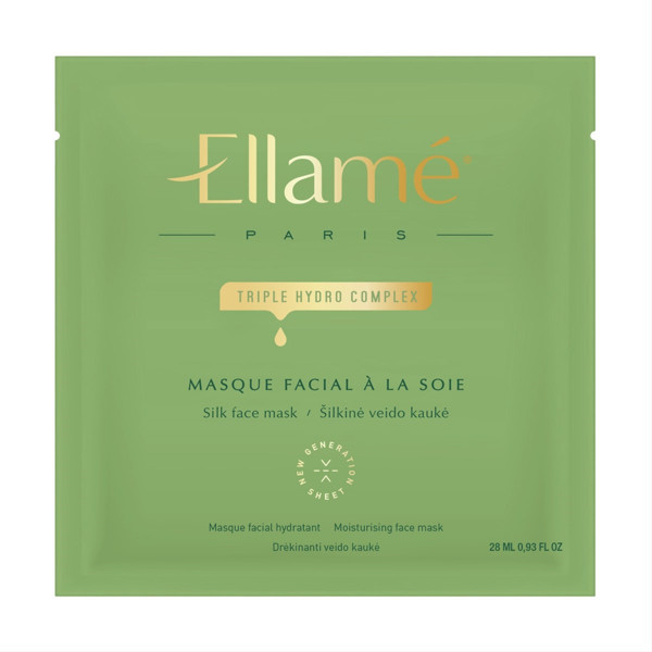 ELLAME TRIPLE HYDRO, trigubai drėkinanti veido kaukė, 28ml, 1vnt. paveikslėlis ELLAME TRIPLE HYDRO, trigubai drėkinanti veido kaukė, 28ml, 1vnt. paveikslėlis