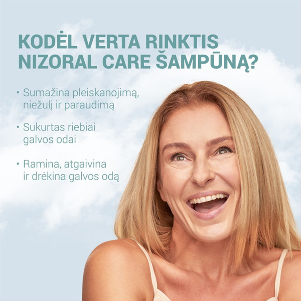 NIZORAL CARE, šampūnas, 200ml paveikslėlis NIZORAL CARE, šampūnas, 200ml paveikslėlis