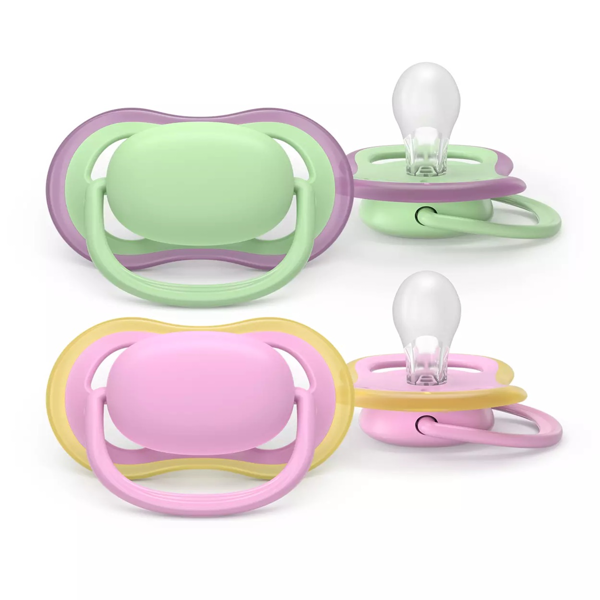 PHILIPS AVENT, Čiulptukas silikoninis, nuo 6-18 mėn. N2 „Ultra air“ SCF087/12 paveikslėlis PHILIPS AVENT, Čiulptukas silikoninis, nuo 6-18 mėn. N2 „Ultra air“ SCF087/12 paveikslėlis