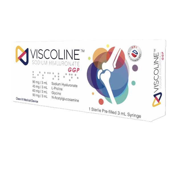 VISCOLINE SODIUM HYALURONATE GGP, 1 švirkštas 3ml, N1  paveikslėlis