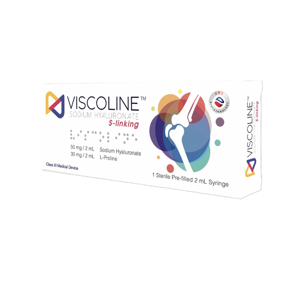 VISCOLINE SODIUM HYALURONATE S-linking, 1 švirkštas 2ml, N1  paveikslėlis