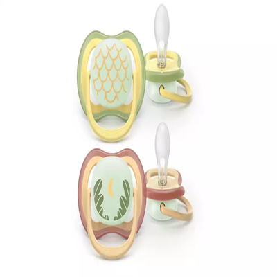 Čiulptukas Avent silikoninis nuo 0-6 mėn. N2 „Ultra air Naktinis“ SCF376/24 (Philips AVENT) paveikslėlis