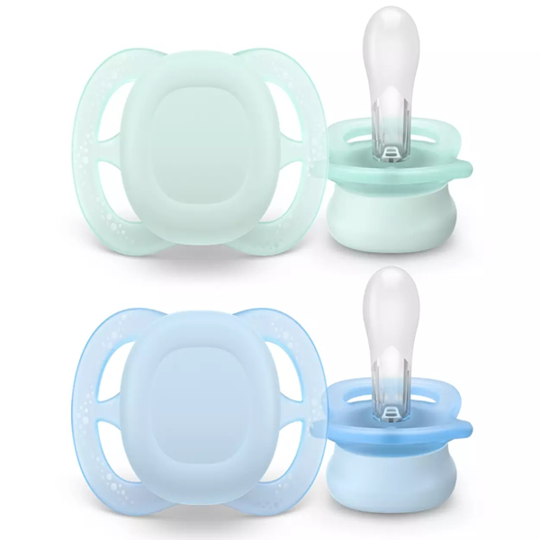 PHILIPS AVENT „Ultra start“ Čiulptukas, silikoninis nuo 0-2 mėn. N2 SCF075/12 paveikslėlis PHILIPS AVENT „Ultra start“ Čiulptukas, silikoninis nuo 0-2 mėn. N2 SCF075/12 paveikslėlis